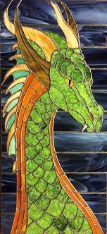 Love The Scales On This Dragon Stained Glass Designs Faux Stained Glass Stained Glass Diy