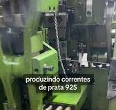 Fabricação de correntes de prata 925: Um dia na fábrica
