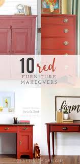 See more ideas about painted furniture, diy furniture, furniture makeover. 10 Beautiful Red Painted Furniture Makeovers Craftivity Designs
