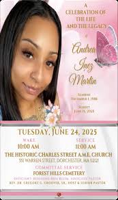 Memorial Folder for the Late Andrea Inez Martin by PAUSEatFAWFH1