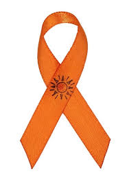 This social media toolkit gives you downloadable skin cancer images and resources to help you #sharethefacts during skin cancer awareness month, and all year long. Printed Orange Skin Cancer Awareness Ribbon