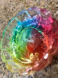 Original Rainbow Resin Ashtray Etsy Diy Resin Tray Diy Resin Crafts Resin