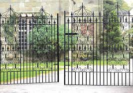 Because wrought irons are highly malleable, they can be made into different forms and designs that. Wrought Iron Gates Garden Gates Direct