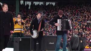 Boston S Hard Punk Irish Band Dropkick Murphys Perform Shippin Up To Boston To Honor The Boston Bruins At Fenway Park N Nhl Winter Classic Irish Band Songs