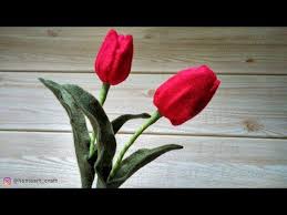 Untuk tutorial dan cara membuat bunga tulip dari bahan kain flanel ini bisa anda dapatkan di sini. Pin On Flowers Youtube Ig Misc Videos