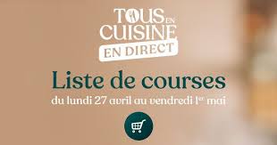 La Liste Des Ingredients De La Semaine Du 27 Avril En 2020 Cuisine Cyril Lignac Recette Cyril Lignac