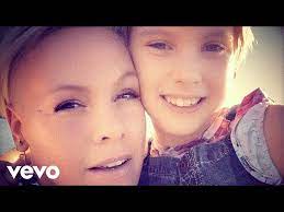 I thought we'd put it out around valentine's day as a big ol' hug and a kiss from us to all of y. Pink Daughter Willow Release Song Cover Me In Sunshine People Com