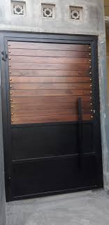 Ketebalan pintu besi 2 mm. Pintu Samping Besi Minimalis Model Kayu Kalimantan Di Graha Patro Semarang Hanya 2 5 Juta