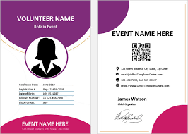With canva, you can customize an id card template from our selection of layouts to create your own unique id card for your company or group. Print Ready Id Card Templates For Ms Word Office Templates Online