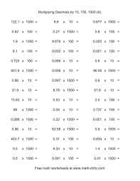 3 Worksheet Free Math Worksheets Fifth Grade 5 Decimals Division Dividing Whole Number Multiplying Decimals Worksheets Free Math Worksheets Decimals Worksheets