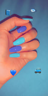 Turquoise And Purple Purple Acrylic Nails Purple Glitter Nails Lilac Nails Jennisse makeup teaches how to create beautiful nail art using blue and purple glitter nail polish. purple acrylic nails purple glitter