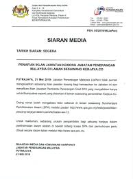 Rujukan peperiksaan pembantu pemuliharaan gred s19. Bernama Radio Siaran Media Jabatan Penerangan Nafi Facebook