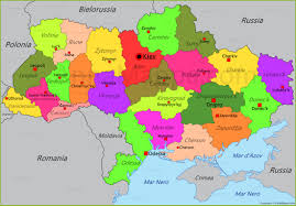 L'ucraina tra golpe, neonazismi e futuro. Mappa Ucraina Annamappa Com
