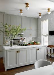 Roundup Our Favorite Flush Mount Lighting For Every Room Coco Kelley Kitchen Cabinet Colors Farrow And Ball Kitchen Grey Shaker Kitchen