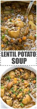 Easy Lentil Potato Soup Recipe Quick And Simple To Make Chunky Hearty And Comforting Meal Perfect Fo Healthy Soup Recipes Lentil Recipes Easy Soup Recipes