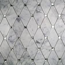 Black And White Marble Mosaic Tile Diamond Shape Marble Mosaic Backsplash Google Search Marble Glass Tile Diamond Tile Glass Mosaic Tiles