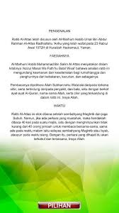 Download & view doa selepas baca al quran.docx as pdf for free. Ratib Al Attas For Android Apk Download