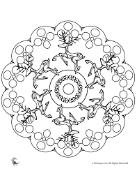 What should i color mandalas with? Christmas Mandala Coloring Pages Coloring Home