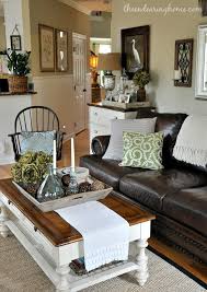 My Favorite Room The Endearing Home Rustic Chic Living Room Farm House Living Room Brown Living Room
