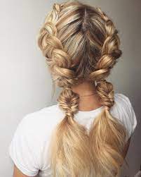 Double Dutch Finished With Two Chinese Ladders Braids Hairstyle Hairstyle Inspiration Braid Hairstyle Cool Braid Hairstyles Hair Styles Braided Hairstyles