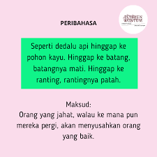 Menumpang hidup conjugation has never been easier! Tuisyen Kuntum Jahat Seperti Dedalu Peribahasa Facebook