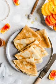 Citrus Crepes With Honey Recipe Banana Recipes Tasty Pancakes Yummy Breakfast