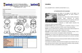 Examen Del Cuarto Grado Del Quinto Bloque O Final Del Ciclo Escolar 2017 2018 Educacion Primaria