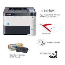 Kyocera Ecosys P3045dn A4 Mono Laser Printer 1102t93nl0