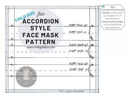 Here is a list of 8 free mask sewing patterns to make! How To Make A Diy Face Mask Free Pattern For An Accordion Style Face Mask Make It Just Sew