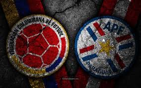 97' second half ends, colombia 1, paraguay 0. Download Wallpapers Colombia Vs Paraguay 2019 Copa America Group B Creative Grunge Copa America 2019 Brazil Colombia National Team Paraguay National Team Conmebol For Desktop Free Pictures For Desktop Free