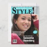 Bat Mitzvah Magazine Thank You Note