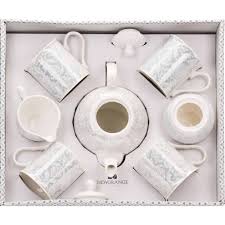 Searching for cafe chairs online? Newgrange Bella 7pce Bone China Tea Set