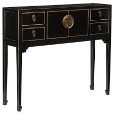 Qing Black And Gilt Small Console Table Console Furniture Chinese Furniture Console Table
