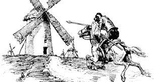 Describe the main aspects of don quixote and discuss the author's life. We Tilt Windmills Wordreference Forums
