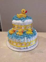 Duck Diaper Cake Rubber Duck Baby Shower Duck Diapers Baby Shower Duck