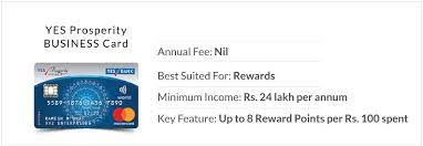 Features of yes prosperity rewards plus credit card. Yes Bank Credit Cards Best Offers And Cashback 2020 Dialabank