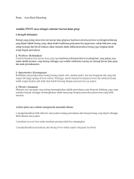 Interviewnya engga susah, basic aja seputar. Analisis Kawan Lama Swot Pdf