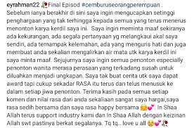 Keakrapan mereka membuatkan keluarga zikrillah tidak senang kerana dhiya dari keluarga yang tidak berada. Ending Cemburu Seorang Perempuan Robek Emosi Rupanya Ds Siti Pun Terjebak Erin Sakura