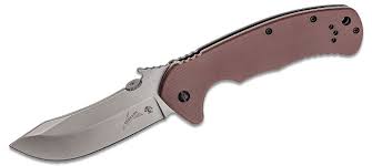 So does that mean i can now kill dudes with a knife in single player or is it just some stupid emote? Kershaw Emerson 6031 Cqc 11k Folding Knife 3 5 Stonewashed Skinner Blade With Wave Brown G10 And Steel Handles Knifecenter Discontinued