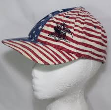 Vintage Hat Anheuser Busch Beer Snapback Cap Adjustable Patriotic Usa Us Flag Budweiser Baseballcap Hats Vintage Hats Patriotic Hats