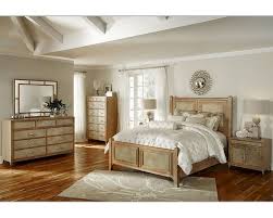 1 bed, 1 bedside chest, 1 dresser with mirror dimensions: Aico Bedroom Set Biscayne West In Sand Color Ai 80010 102set