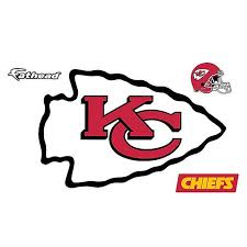The current version of the kansas city chiefs logo consists of an arrowhead design featuring the interlocking kc. Fathead Nfl Kansas City Chiefs Logo Large Wall Decal Bed Bath Beyond