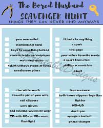 This scavenger hunt template pdf contains templates in 8 different colors. Pin On Julia S 40th
