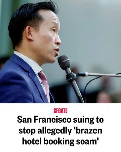 San Francisco files lawsuit against Booking Holdings and third-party sites for alleged hotel booking scams