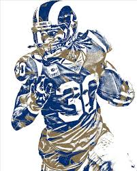 Pin By 21st Century Resolutions On Nfl Pixel Art La Rams Football Rams Football Football Paintings