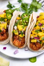 Calories count = 1 serving (1/2 of. Spicy Shrimp Tacos With Mango Salsa Lemons Zest