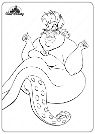 The coloring pages fever (eventually) got to me and today i'm sharing my favorite 100 free coloring i really love the quote from ursula k. Disney Sea Witch Ursula Coloring Pages Mermaid Coloring Pages Pikachu Coloring Page Coloring Pages