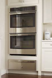 The bottom oven boasts true convection for even crisping, or steam for a healthier option. Double Oven Cabinet With Warming Drawer Diamond Cabinetry Wall Oven Microwave Combo Oven Cabinet Wall Oven