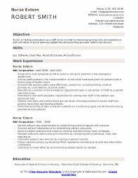 Nurse Extern Resume Samples Qwikresume