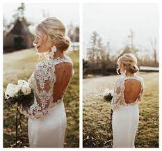 Long Sleeve Open Back Wedding Dress Wedding Dress Long Sleeve Dress Hairstyles Dresses